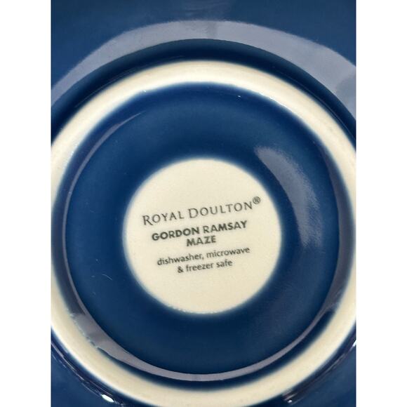 Royal Doulton Gordon Ramsay Maze Denim Blue 3-Piece Place Setting - Picture 8 of 9